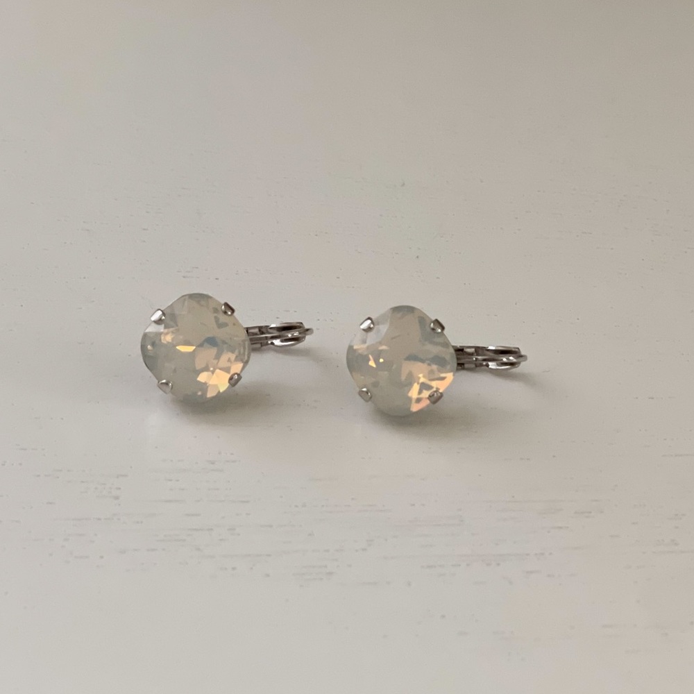Sabika Large Stone Opal Dangle Earrings